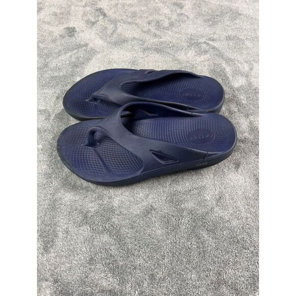 Oofos Unisex Ooriginal Sport Recovery Flip Flop Sandals M10 / W12 Blue Comfort main image 9